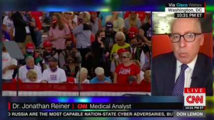 Dr. Jonathan Reiner Calls Out Maskless Trump Rallygoers