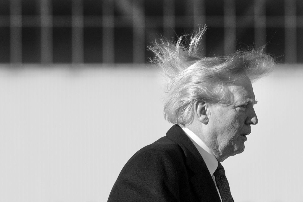 trump messy hair