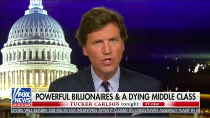 Tucker Carlson Slams Power of Billionaires Who Pay No Taxes, Leaves Out Criticizing Trump
