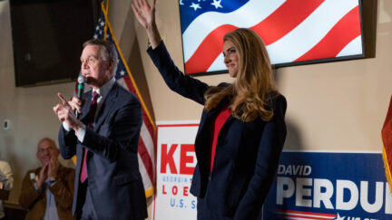 Kelly Loeffler David Perdue Megan Varner/Getty Images