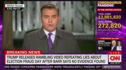 CNN Refuses to Show Any Excerpts from Trump's 46-Minute, Lie-Filled Rant Against His Election Loss