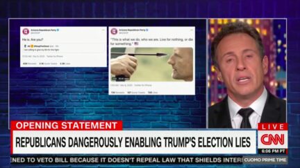 Chris Cuomo Does Rambo Impression to Mock AZ GOP