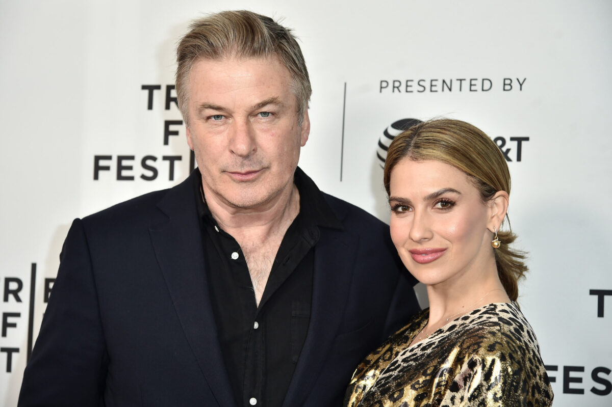 Alec and Hilaria Baldwin attend a screening of Framing John DeLorean
