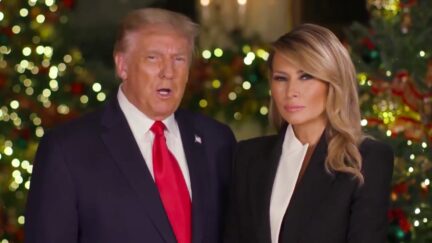Trump and Melania Christmas Video