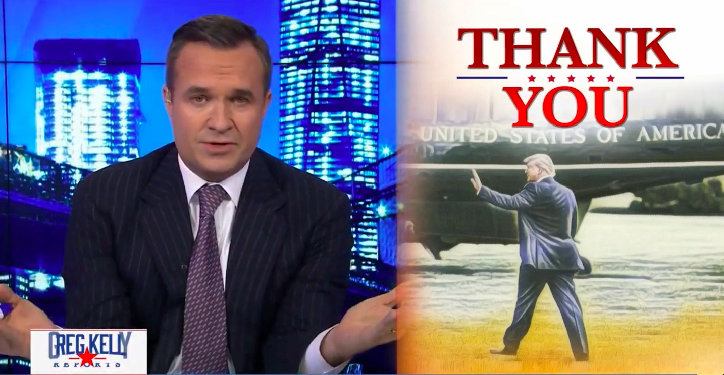Greg Kelly Bizarrely Tries to Claim Fox News Didn't Air Trump's Farewell Address\