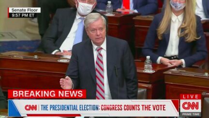 Lindsey Graham Offers Emotional Rebuttal to Objectors of Biden's Electoral College Victory