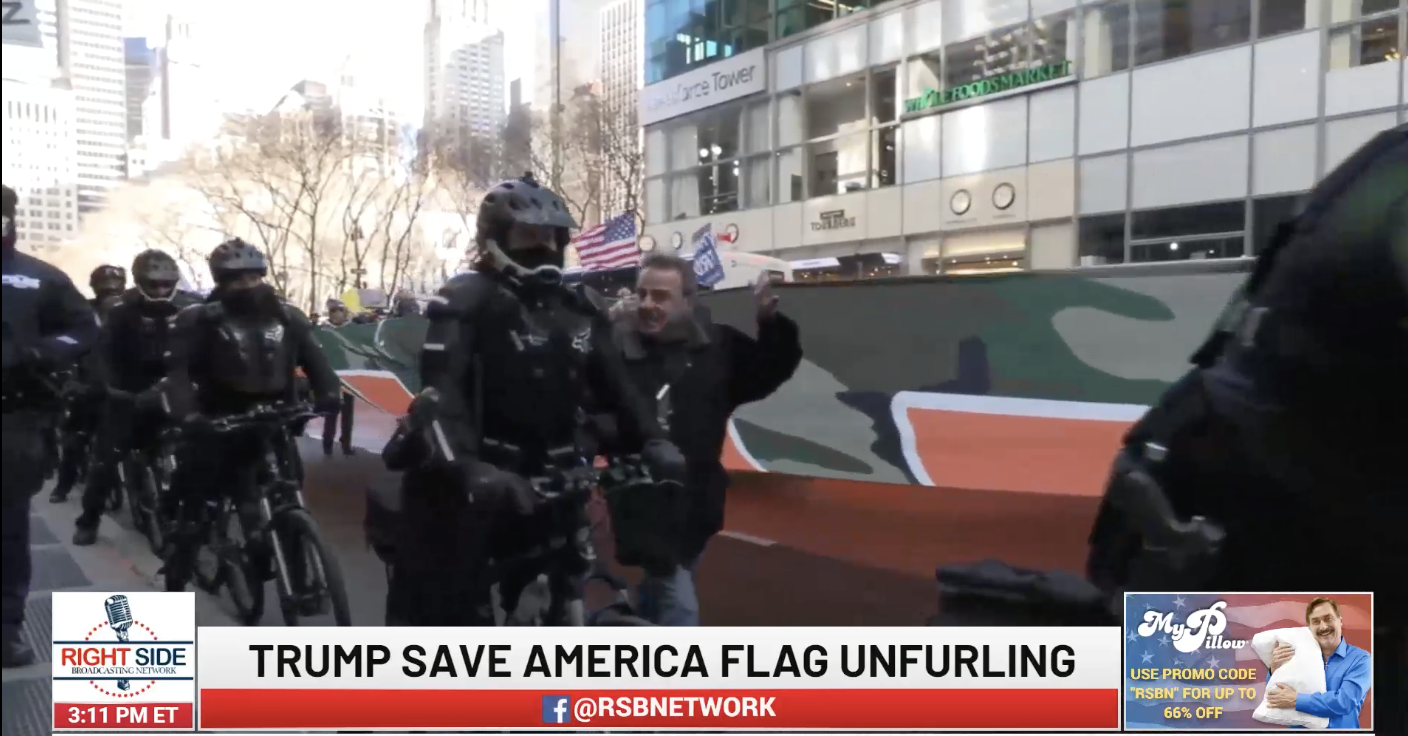 Watch Trump 2024 March Rolls Down 5th Ave In New York City