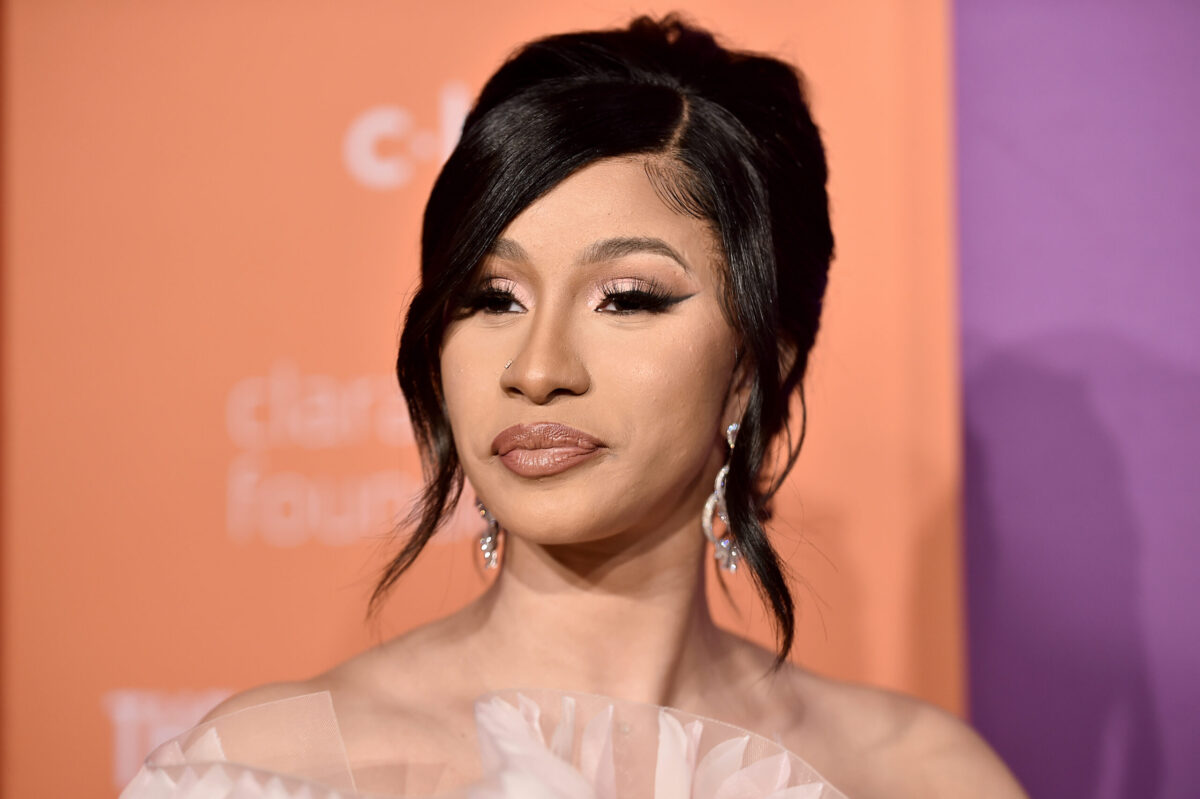 Cardi B attends Rihanna's 5th Annual Diamond Ball