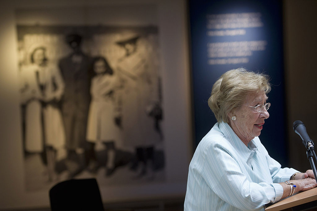 Eva Schloss, stepsister of Anne Frank