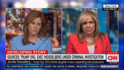 Erin Burnett and Jennifer Weisselberg on CNN.