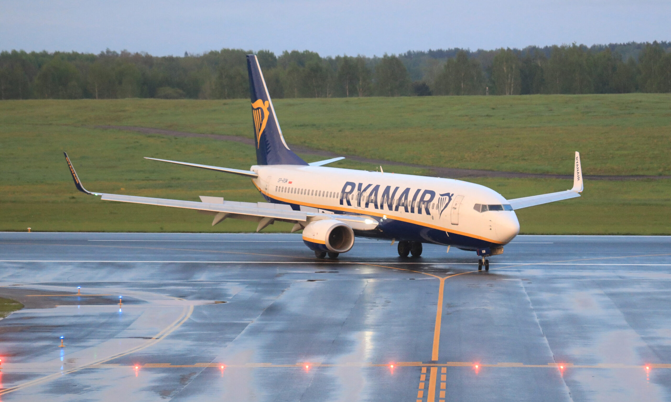 Ryanair plane in Belarus