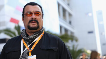 Steven Seagal at the Grand Prix of Russia