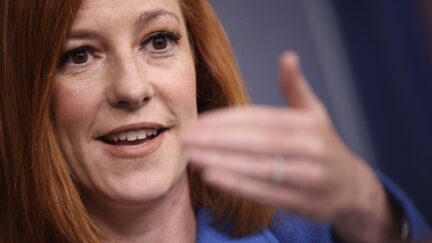 WASHINGTON, DC - MAY 24: White House Press Secretary Jen Psaki answers questions during the daily briefing on May 24, 2021 in Washington, DC. Psaki answered a range of questions during the briefing, the first with new press guidelines that increased the number of journalists permitted in the briefing room since the start of the pandemic. (Photo by Win McNamee/Getty Images)