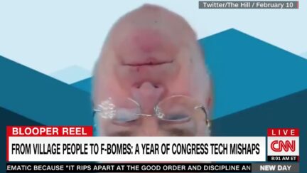 Upside Down Floating Head on CNN's New Day
