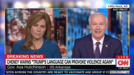 Asa Hutchinson with Erin Burnett