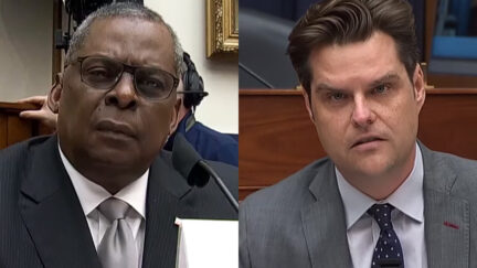 Lloyd Austin and Matt Gaetz Discussing Critical Race Theory at House Hearing