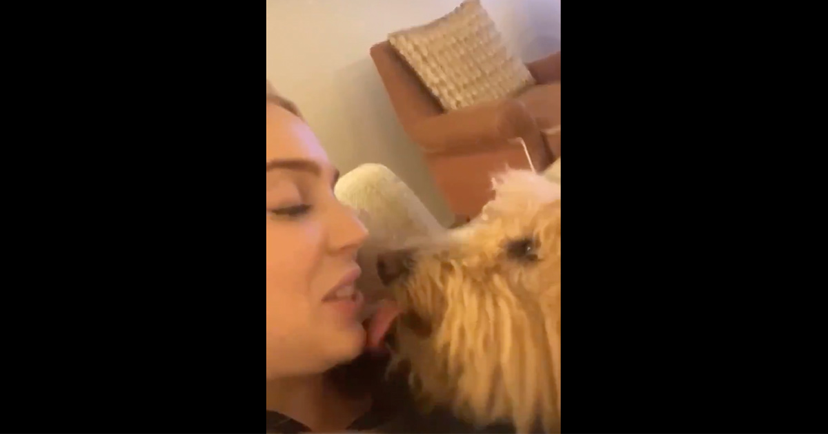 Girl Licking Dog Ass