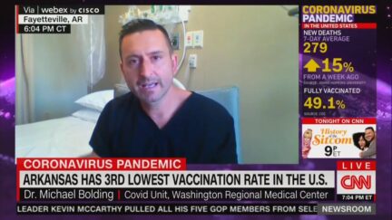Arkansas Doctor telling CNN aboutVaccine