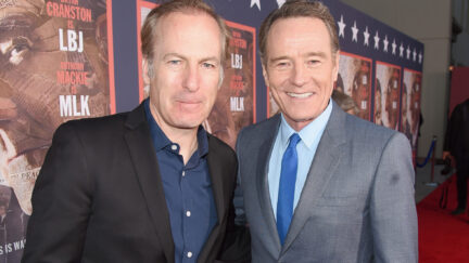 Bob Odenkirk and bryan cranston at Premiere Of HBO's 