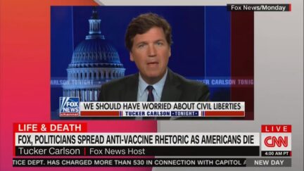 Tucker Carlson vaccine segment on CNN's New Day