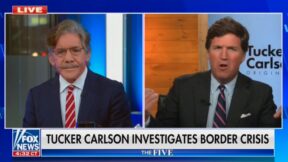 Geraldo Rivera and Tucker Carlson