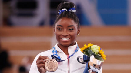 Simone Biles Wins Bronze