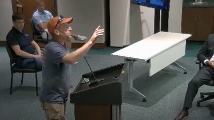 Screaming man