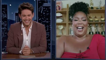 Lizzo and Niall Horan on Kimmel