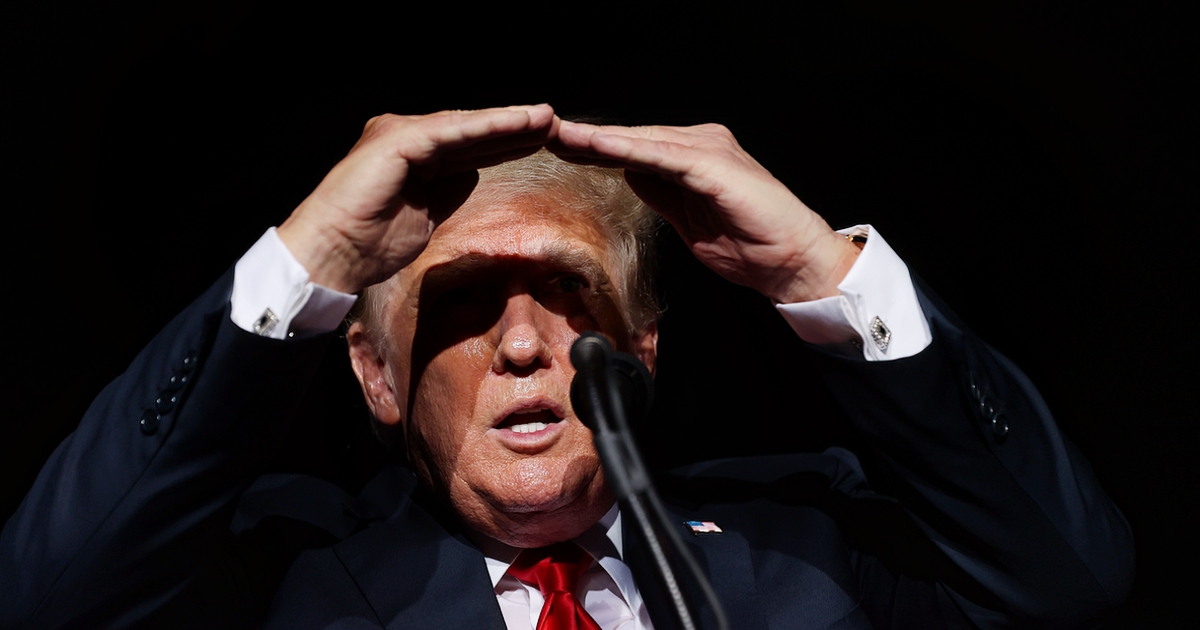 Former President Donald Trump Holds A Rally In Alabama