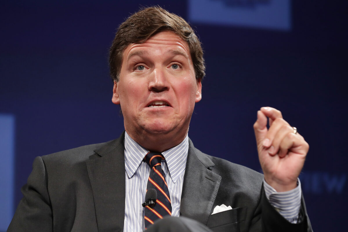 Fox News Host Tucker Carlson Appears At National Review Ideas Summit