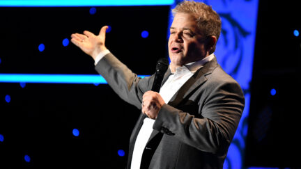 Patton Oswalt performing at International Myeloma Foundation 13th Annual Comedy Celebration benefiting the Peter Boyle Research Fund & supporting the Black Swan Research Initiative