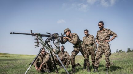 Ethiopian National Defense Forces soldiers