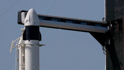 SpaceX Falcon 9 rocket and Crew Dragon