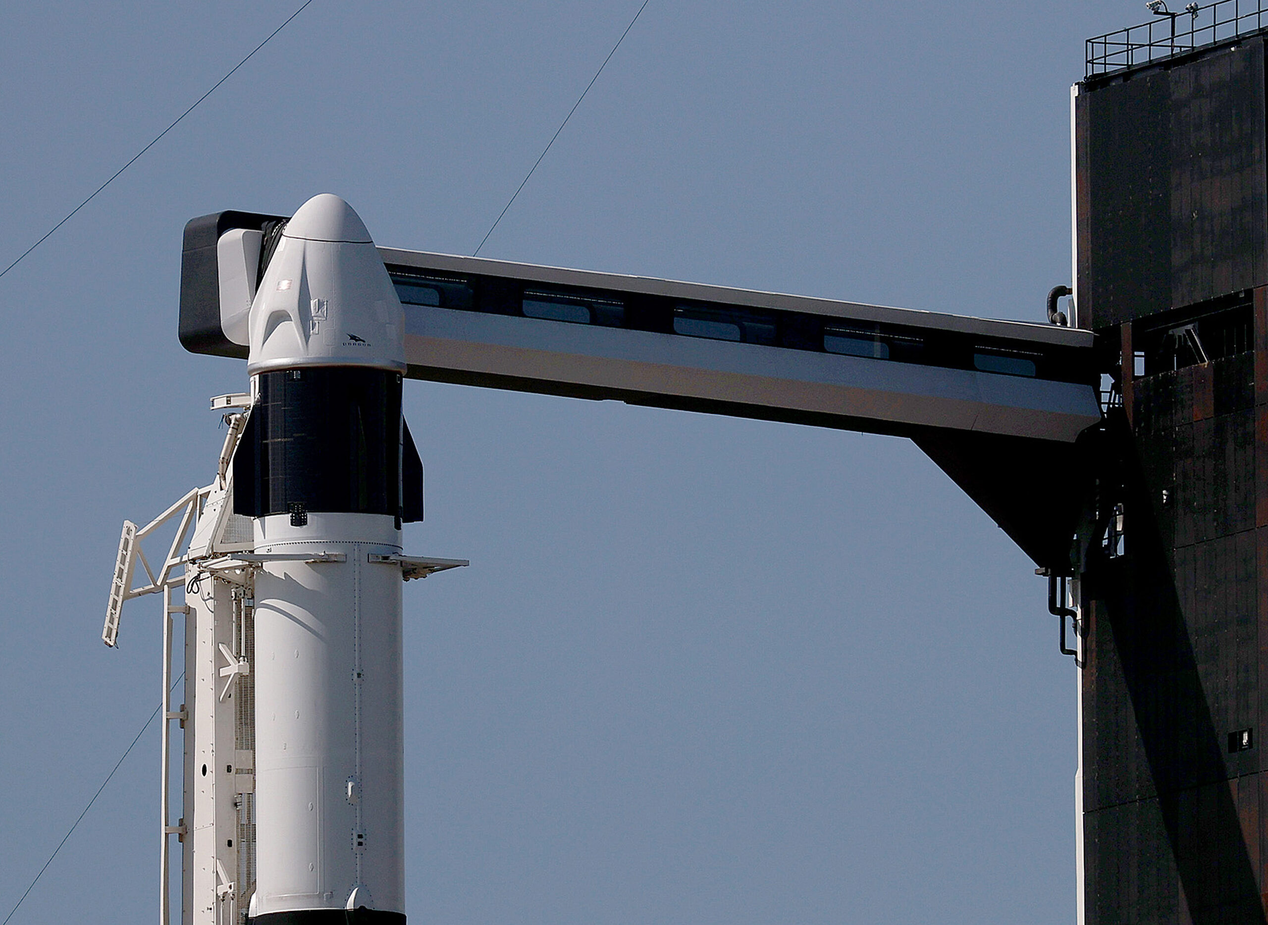 SpaceX Falcon 9 rocket and Crew Dragon