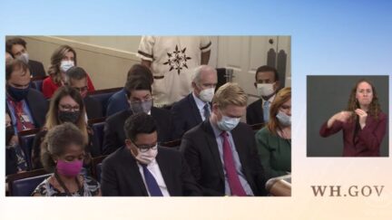 Reporters at White House