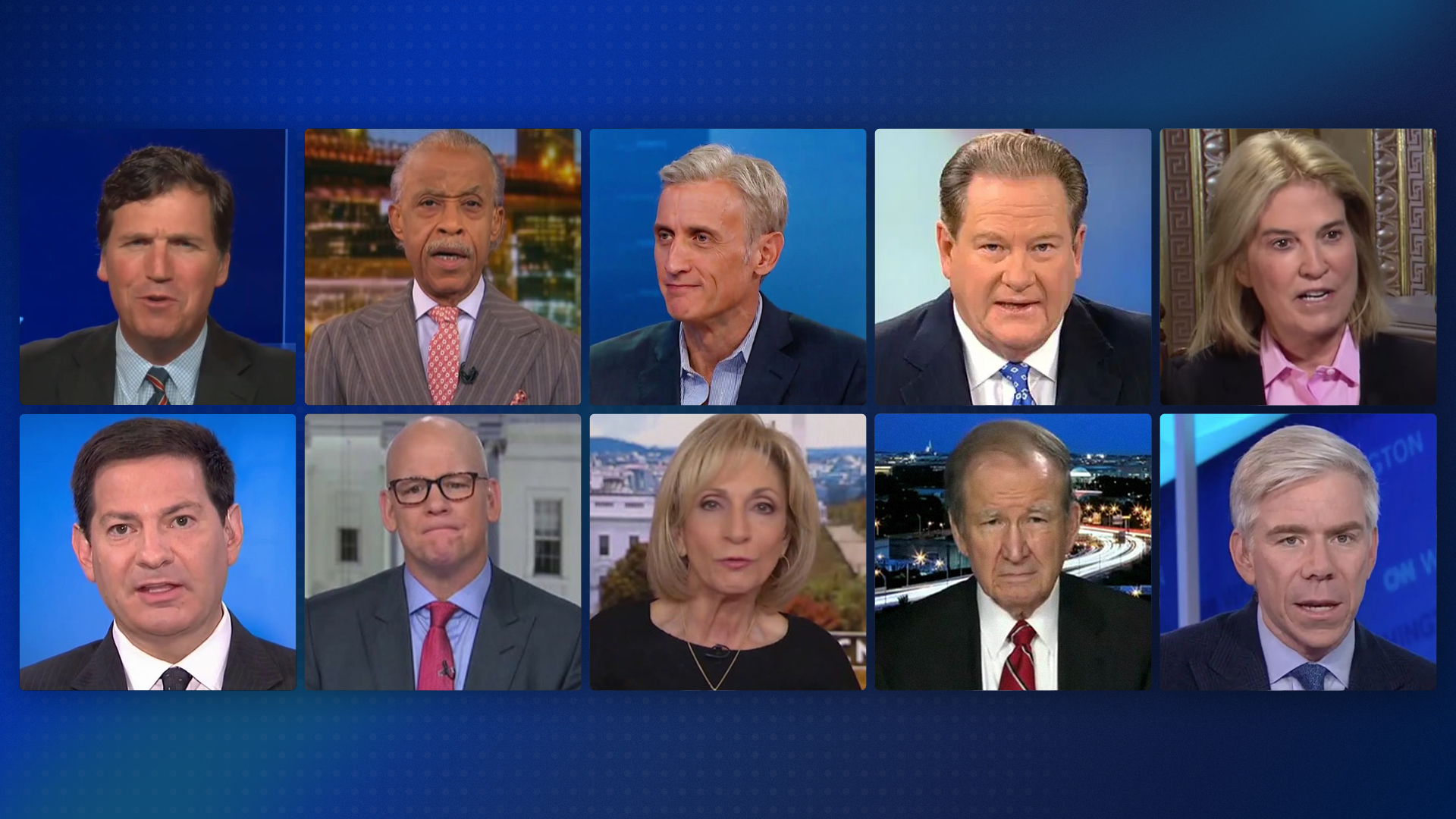 The many anchors who have hosted MSNBC's 6 PM hour