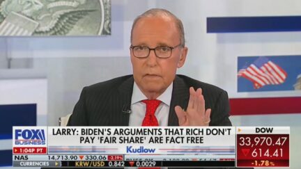 Larry Kudlow saying he yearns for the Trump years