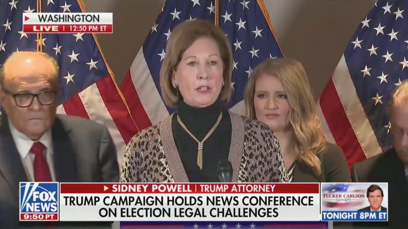 Sidney Powell, Rudy Giuliani Hold 2020 Election Press Conference