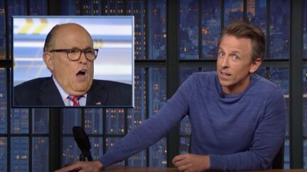 Seth Meyers mocks Rudy Giuliani on Late Night