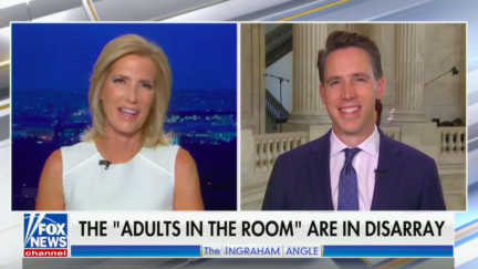 Laura Ingraham and Josh Hawley interview