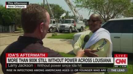 Louisiana Man Tells CNN He Offered Repair Crews Jambalaya