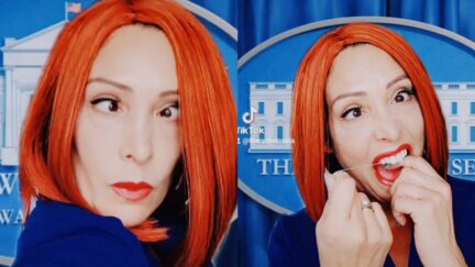 TikTok User Rachel Maria Mocks Jen Psaki Using Sarah Cooper's Trump Lip-Synch Bit