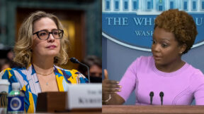 Kyrsten Sinema and Marine Jean-Pierre