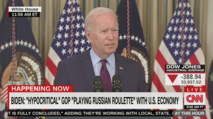 President Joe Biden at the White House