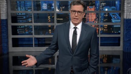Stephen Colbert mocks Facebook on the Late Show