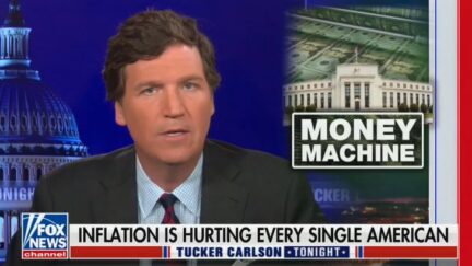 Tucker Carlson mocking Pete Buttigieg