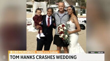 Tom Hanks Surprises Couple at Santa Monica Wedding