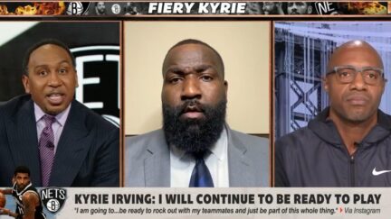 Stephen A. Smith gets in shouting match over Kyrie Irving's vaccine decision