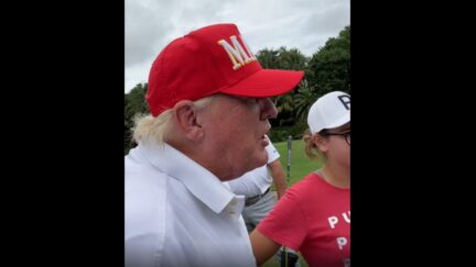 Trump FaceTimes with Bryson DeChambeau
