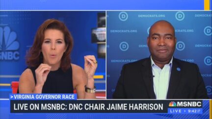 MSNBC's Stephanie Ruhle interviews Jaime Harrison on Oct. 26